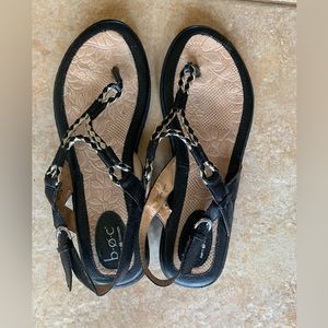 B.O.C black sandals size 9